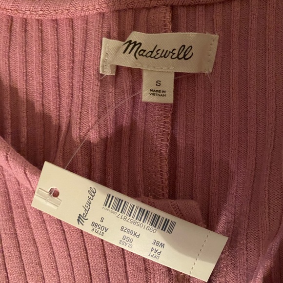 Brand new Madewell button-front ribbed minidress - Picture 2 of 3